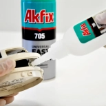 Клей Akfix 705 с активатором для экспресс склеивания 65 гр.+200 мл.