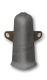 Угол наружный для плинтуса Идеал Деконика 70 мм. 548 Лофт серый. РФ.