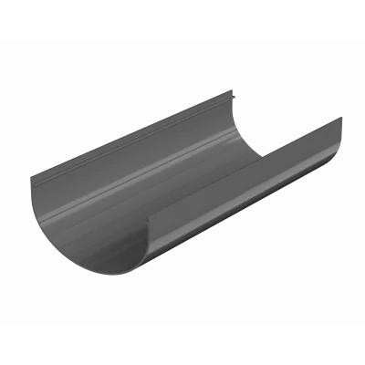 Желоб водосточный Технониколь Оптима. (Серый). Длина 3 м. RAL 7024. РФ.