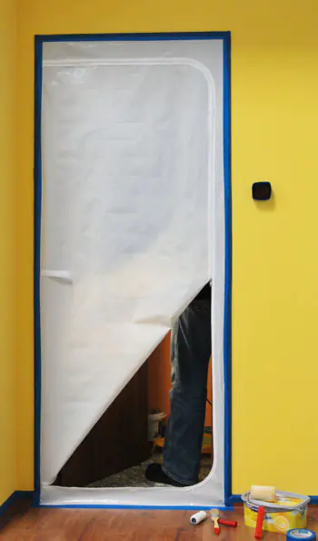 Временная дверь с молнией Blue Dolphin 100х215 см. Польша.