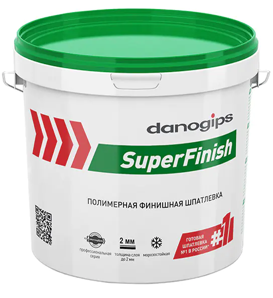 Финишная шпатлевка Danogips SuperFinish. РБ. 24 кг.