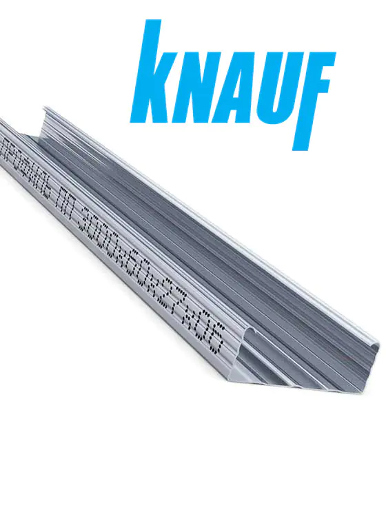 Профиль Knauf для гипсокартона CD: 60x27. Длина 3м. Толщина – 0,6 мм! РФ.