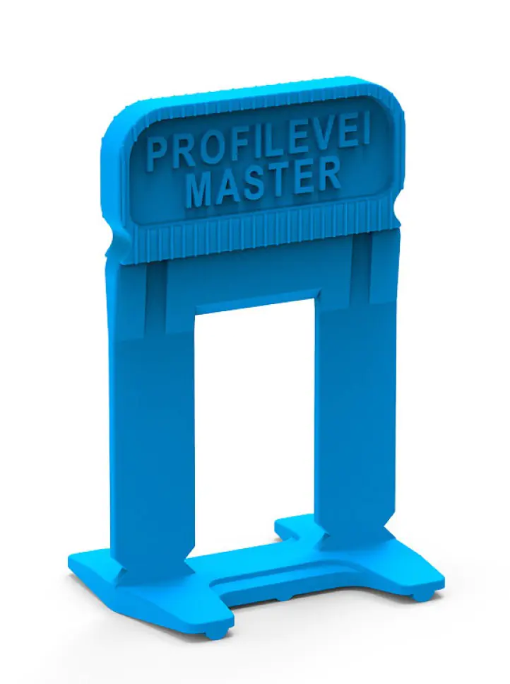 Зажим PROFI LEVEL MASTER 1,0 мм 3D Krestiki. СВП. 300 шт. Синий. РФ.