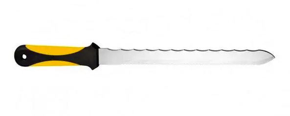 Нож для резки минеральной ваты Hardy. Длина 28 см. Китай.