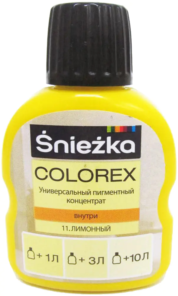 Колер Sniezka Colorex №11. Лимонный. 100 мл. Польша.