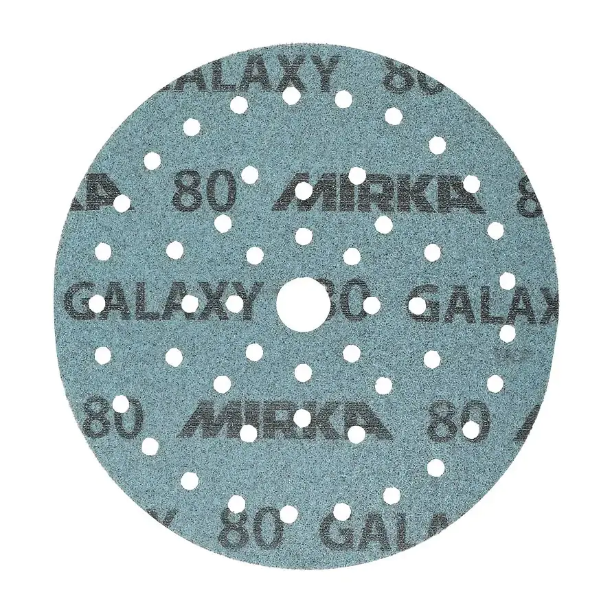 Шлифовальный диск Mirka GALAXY Multifit 125 мм под липучку. Р80. Финляндия.