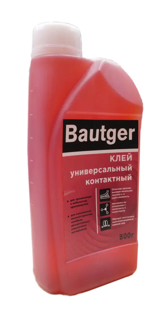 Клей универсальный контактный Баутгер (Bautger). 1 л. Германия.