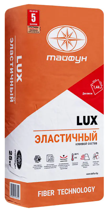 Клей для плитки Lux Эластичный 25 кг. РБ.