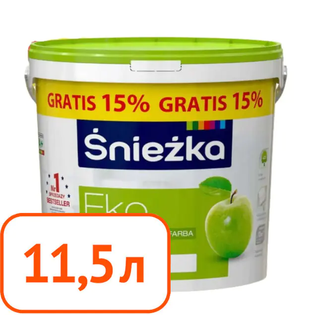 Sniezka EKO. Интерьерная краска. Польша. 11,5 литров.